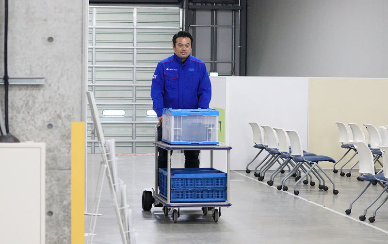 運搬業務の負荷を軽減